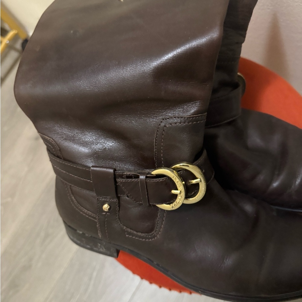 Brown Leather Women's Boots